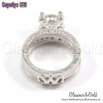 Кольцо BVLGARI B.Zero1 два в одном (серебро 925)