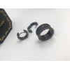 Комплект BVLGARI черный (серебро 925)