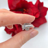 Серьги Van Cleef c цирконами