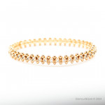 Браслет Cartier Clash розовый с камнями