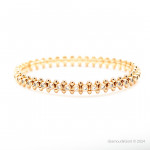 Браслет Cartier Clash розовый с камнями
