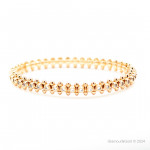 Браслет Cartier Clash розовый с камнями