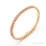 Браслет Cartier Clash розовый с камнями