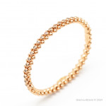 Браслет Cartier Clash розовый с камнями