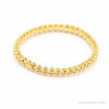 Браслет Cartier Clash желтый с камнями