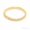 Браслет Cartier Clash желтый с камнями