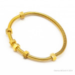 Браслет Cartier Ecrou de Cartier желтый классический