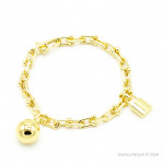 Браслет Tiffany HardWear желтый в один оборот