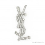 Брошь белая YSL YSL-24А2