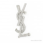 Брошь белая YSL YSL-24А2