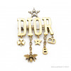Брошь Dior Star желтая DIO-24А11