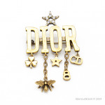 Брошь Dior Star желтая DIO-24А11