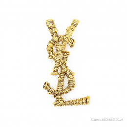 Брошь желтая YSL YSL-24А1
