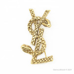 Брошь желтая YSL YSL-24А3