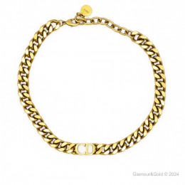 Колье Dior 30 Montaigne желтое DIO-24А3