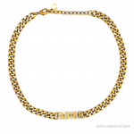 Колье Dior 30 Montaigne желтое DIO-24А4