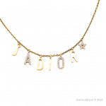 Колье Dior Star желтое DIO-24А6