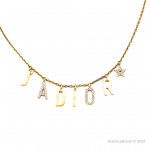 Колье Dior Star желтое DIO-24А6