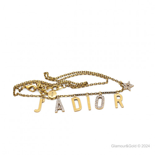 Колье Dior Star желтое DIO-24А6