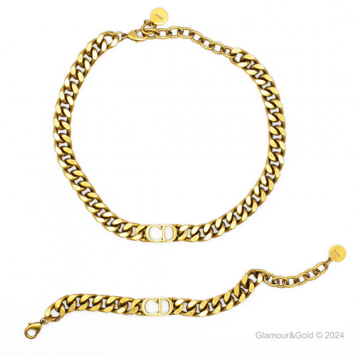 Комплект Dior 30 Montaigne желтый DIO-24А5