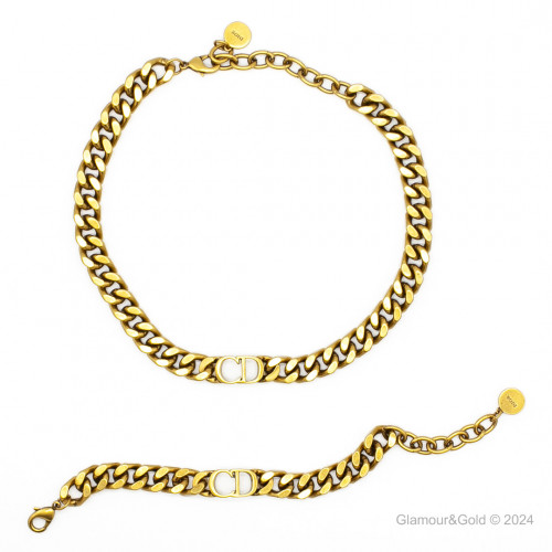 Комплект Dior 30 Montaigne желтый DIO-24А5
