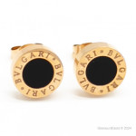 Серьги BVLGARI B.zero1 розовые BVL-24А3