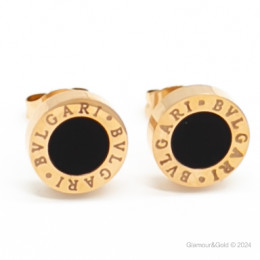 Серьги BVLGARI B.zero1 розовые BVL-24А3