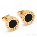 Серьги BVLGARI B.zero1 розовые BVL-24А3