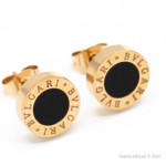 Серьги BVLGARI B.zero1 розовые BVL-24А3