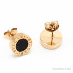 Серьги BVLGARI B.zero1 розовые BVL-24А3