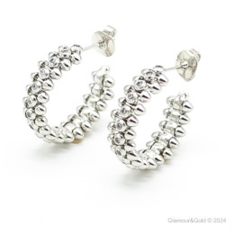 Серьги Cartier Clash белые с камнями