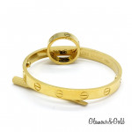 Браслет Cartier Love желтый классический