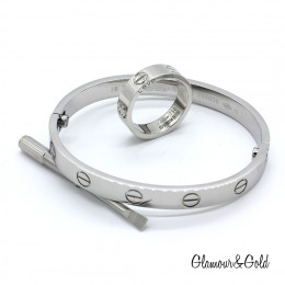 Браслет Cartier Love белый классический
