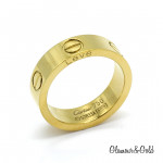 Кольцо Cartier Love жёлтое классическое