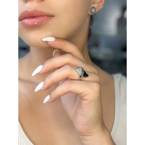 Серьги BVLGARI с перламутром (серебро 925)