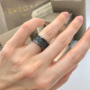 Комплект BVLGARI черный (серебро 925)
