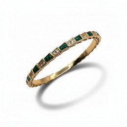 Браслет Bvlgari Serpenti с малахитом