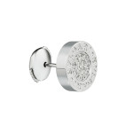 Серьги Bvlgari с цирконами (серебро 925)