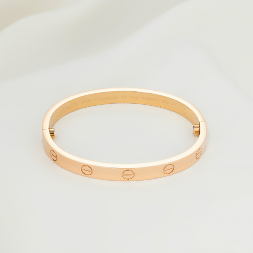Браслет Cartier Love розовый классический