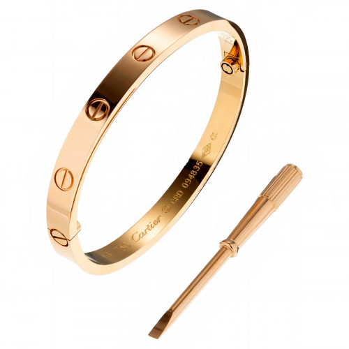 Браслет Cartier Love розовый классический