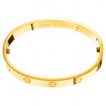 Браслет Cartier Love желтый классический