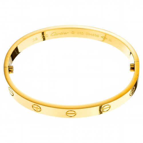 Браслет Cartier Love желтый классический