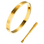 Браслет Cartier Love желтый классический