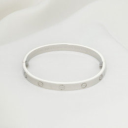 Браслет Cartier Love белый классический