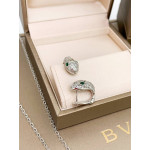 Серьги змеи Bvlgari Serpenti (серебро 925)