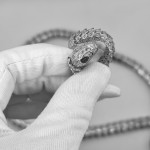 Кольцо змея Bvlgari Serpenti (серебро 925)