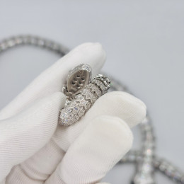 Кольцо змея Bvlgari Serpenti (серебро 925)