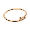 Браслет Cartier Juste Un Clou розовый классический с камнями Люкс