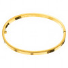 Браслет Cartier Love желтый тонкий с камнями