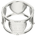 Кольцо Return To Tiffany белое широкое